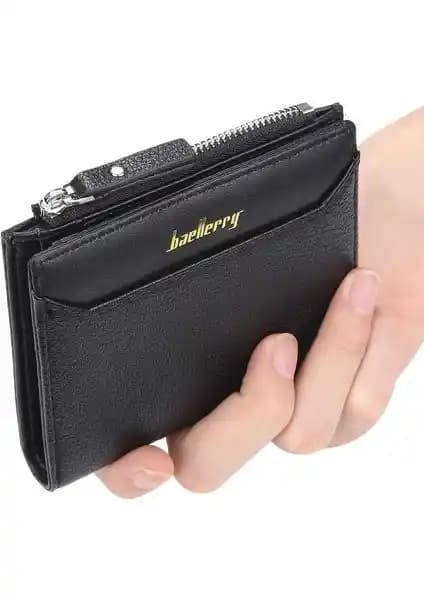 Baellerry Erkek Fermuarlı İtalyan Deri Kartlık Cüzdan: Şıklık ve Fonksiyonellik Bir Arada