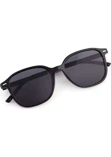 Bilge Karga Louis Black Black Güneş Gözlüğü: Şıklık ve Koruma Sunan Modern Tasarım