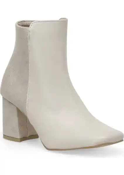 Butigo Arun 2pr Bej Kadın Topuklu Bot: Şıklık ve Konfor Sunan Modern Tasarım