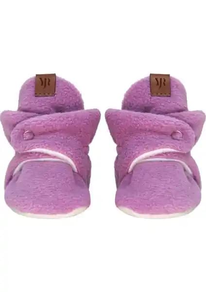 Caluu Baby Polar Ayarlanabilir Çıtçıtlı Bebek Pandufları Konfor ve Güvenlik Sağlar