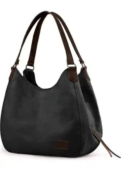 Cappadocia Vintage Kadın Kanvas Günlük Omuz Çantası - Şık ve Dayanıklı Tasarım