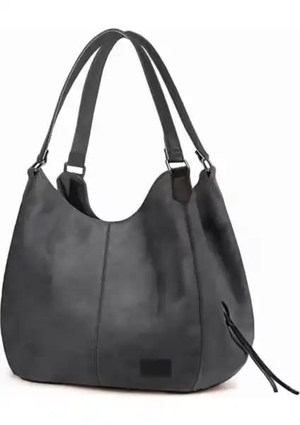 Cappadocia Vintage Myra Dumanlı Antrasit Gri Pu Deri Günlük Omuz Çantası Özellikleri ve Kullanım Avantajları