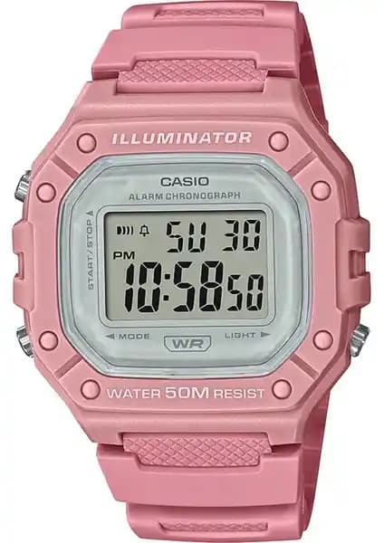 Casio W-218HC-4AVDF Kol Saati: Şık Tasarım ve Çok Fonksiyonlu Dijital Saat