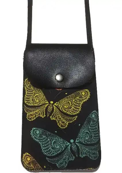 Cemmys Kadın Çapraz Desenli Omuz Askılı Telefon Çantası Modern ve Dayanıklı Tasarım