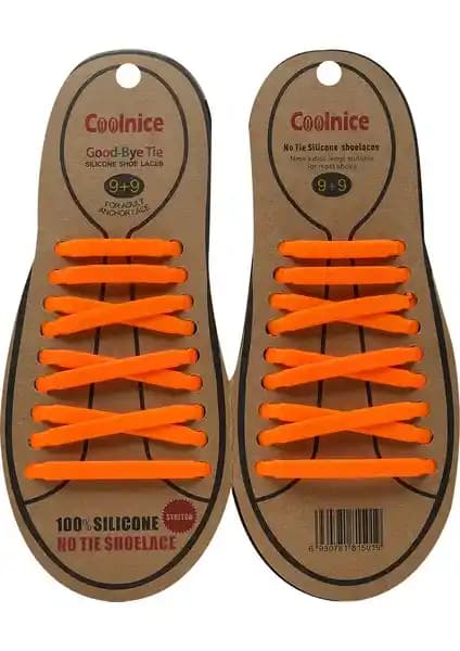 Coolnice Bağlanmayan Silikon Bağcık Yetişkinler İçin Modern ve Kullanışlı Ayakkabı Aksesuarı