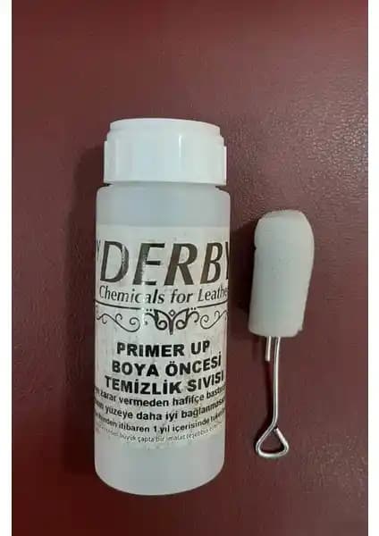 Derby Siyah Deri Boya Öncesi Temizleme ve Uygulama Seti ile Deri Bakımını Yenile