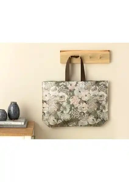 English Home Flowers Alışveriş Çantası: Şık ve Dayanıklı Günlük Kullanım İçin Tasarlanmış