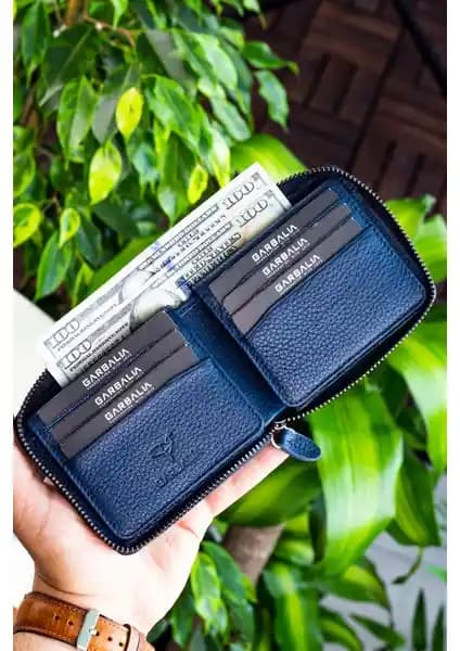 Garbalia Carole Deri Fermuar Kilitli Cüzdan: Şıklık ve Fonksiyonellik Bir Arada