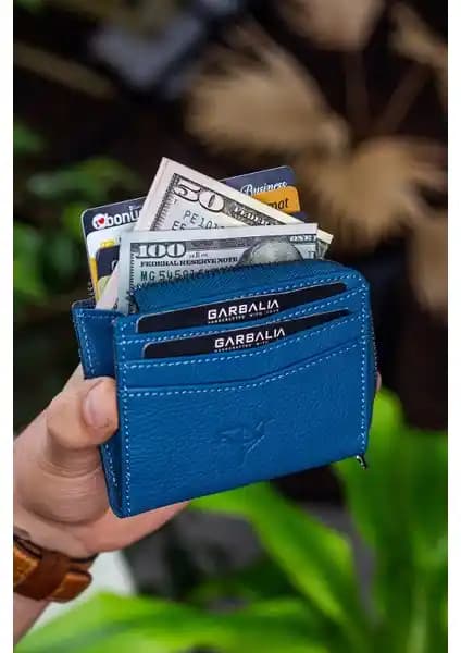 Garbalia Figo Deri Unisex Kartlık Cüzdan: Şık ve Dayanıklı El İşçiliği Tasarımı