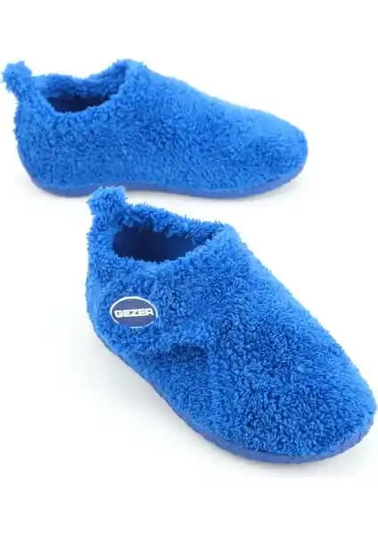 Gezer Erkek Çocuk Kışlık Tek Cırtlı Panduf: Sıcak ve Pratik Kullanım İçin Uygun