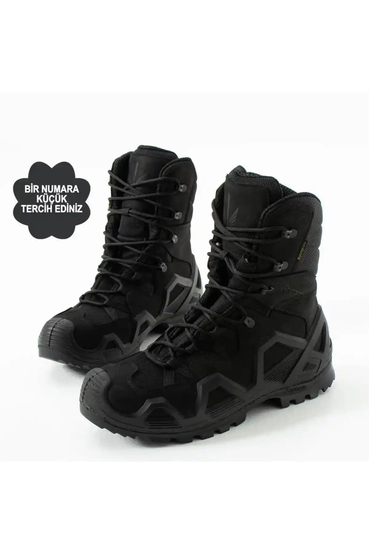 Hakiki Deri Su Geçirmez Erkek ve Kadın Taktik Botları Günlük ve Outdoor Kullanım İçin