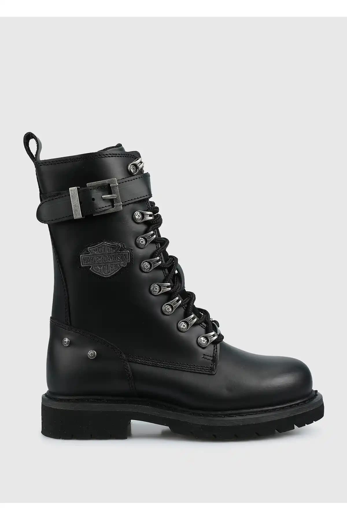 Harley Davidson Gladis Kadın Siyah Deri Bot: Şıklık ve Fonksiyonellik Bir Arada