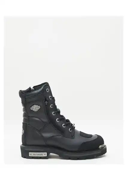 Harley Davidson Riddick Erkek Siyah Deri Bot: Şıklık ve Dayanıklılık Bir Arada