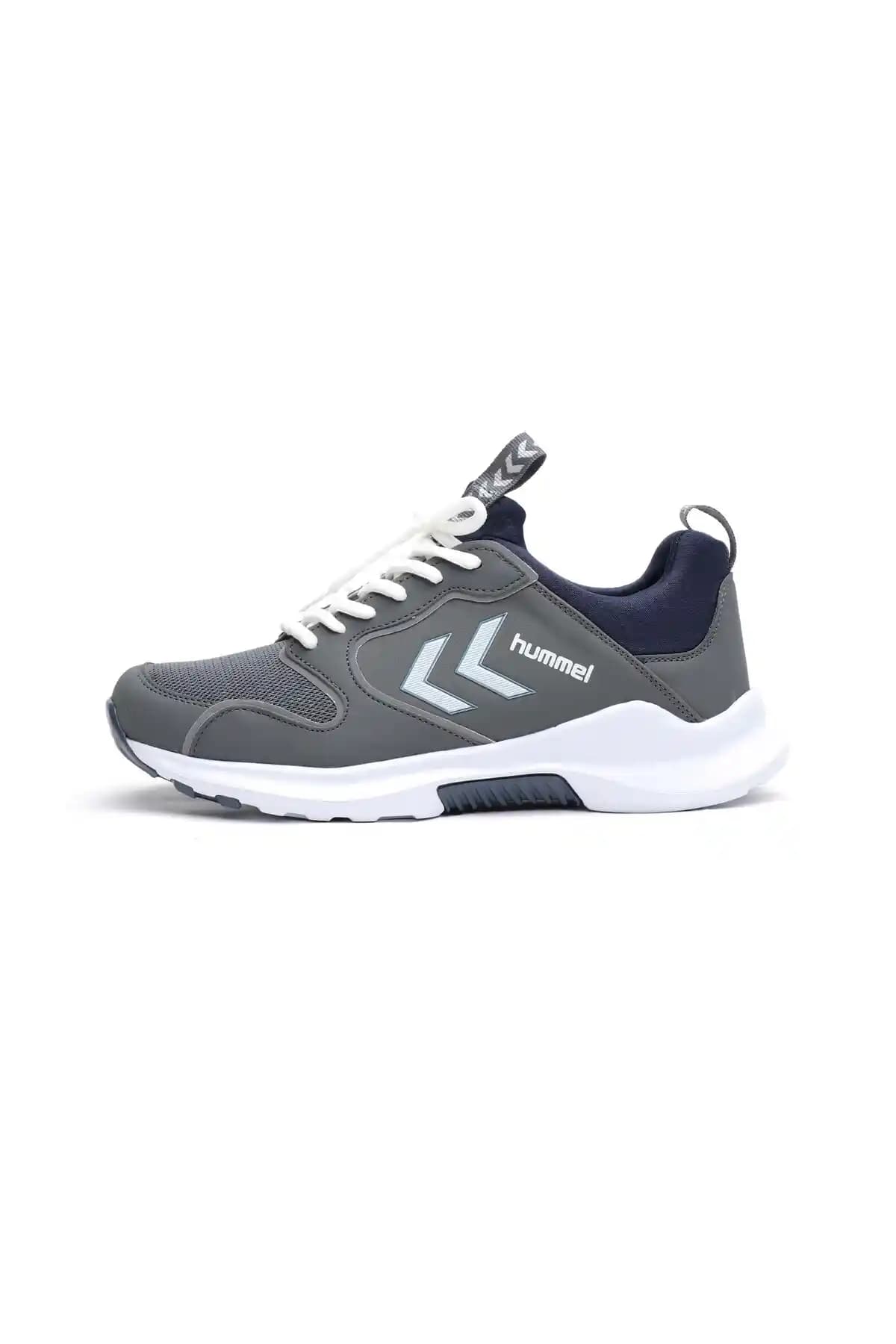 Hummel DRON Erkek Gri Spor Ayakkabı: Şıklık ve Konforun Birleştiği Günlük Kullanım Modeli
