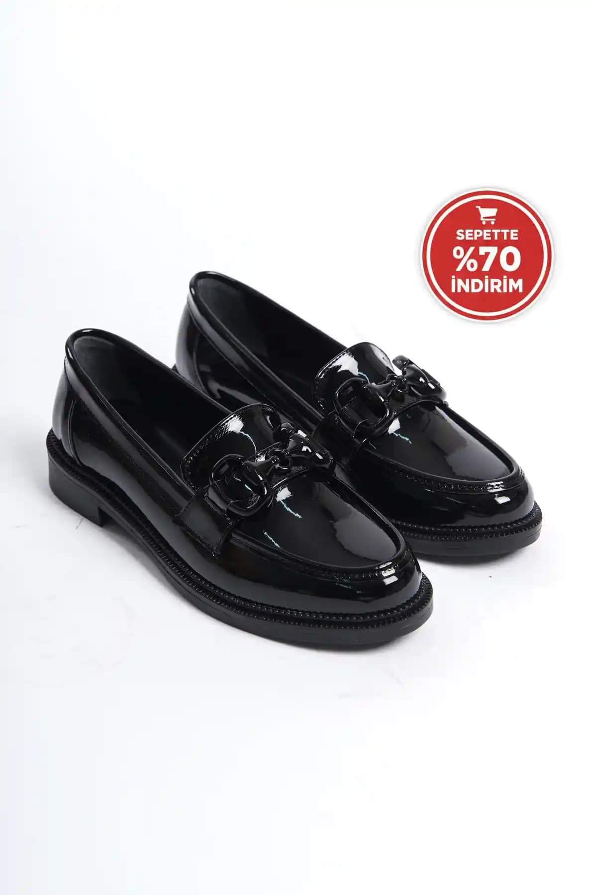 Kadınlar için şık ve konforlu loafer makosen modeli Türkiye üretimi