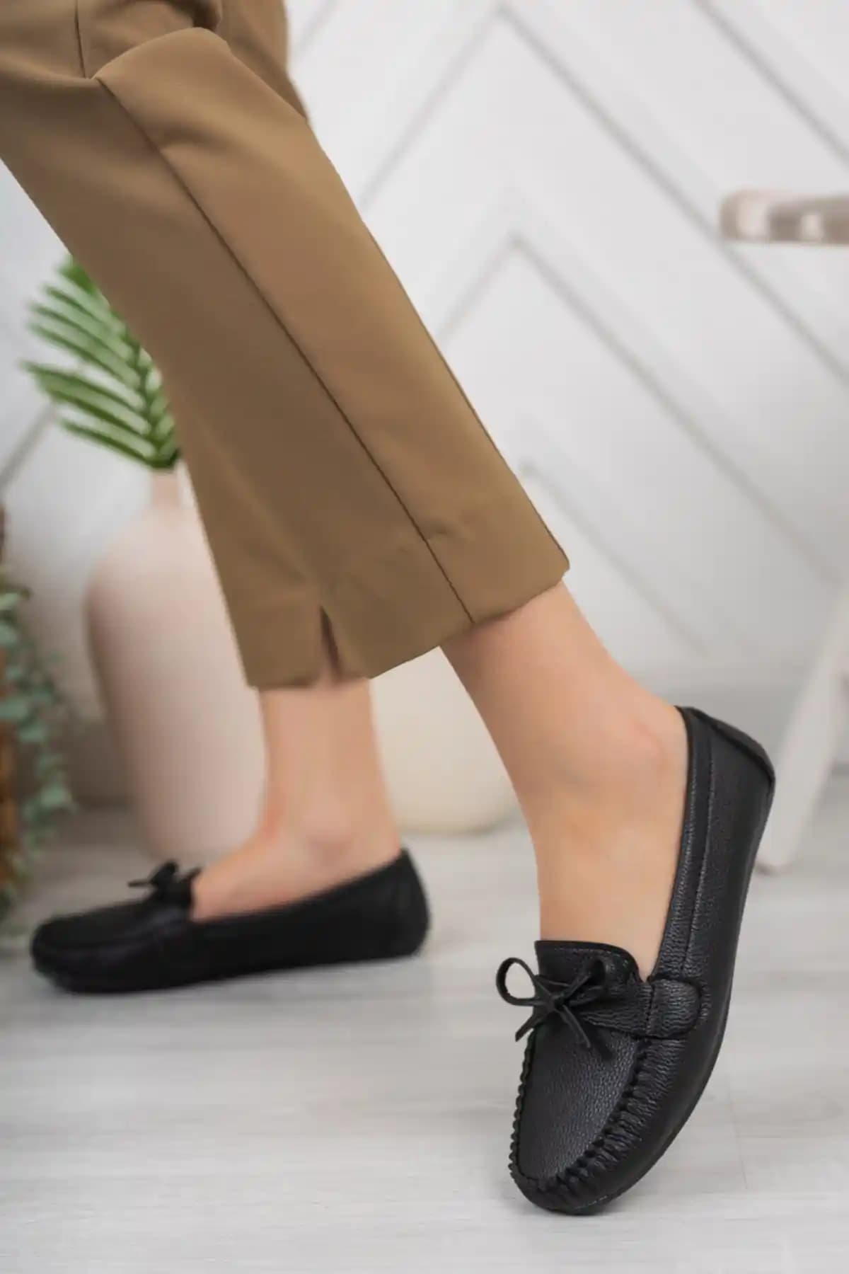 Khayt Belare Günlük Kadın Babet Ayakkabı Şıklık ve Konforu Bir Arada Sunar