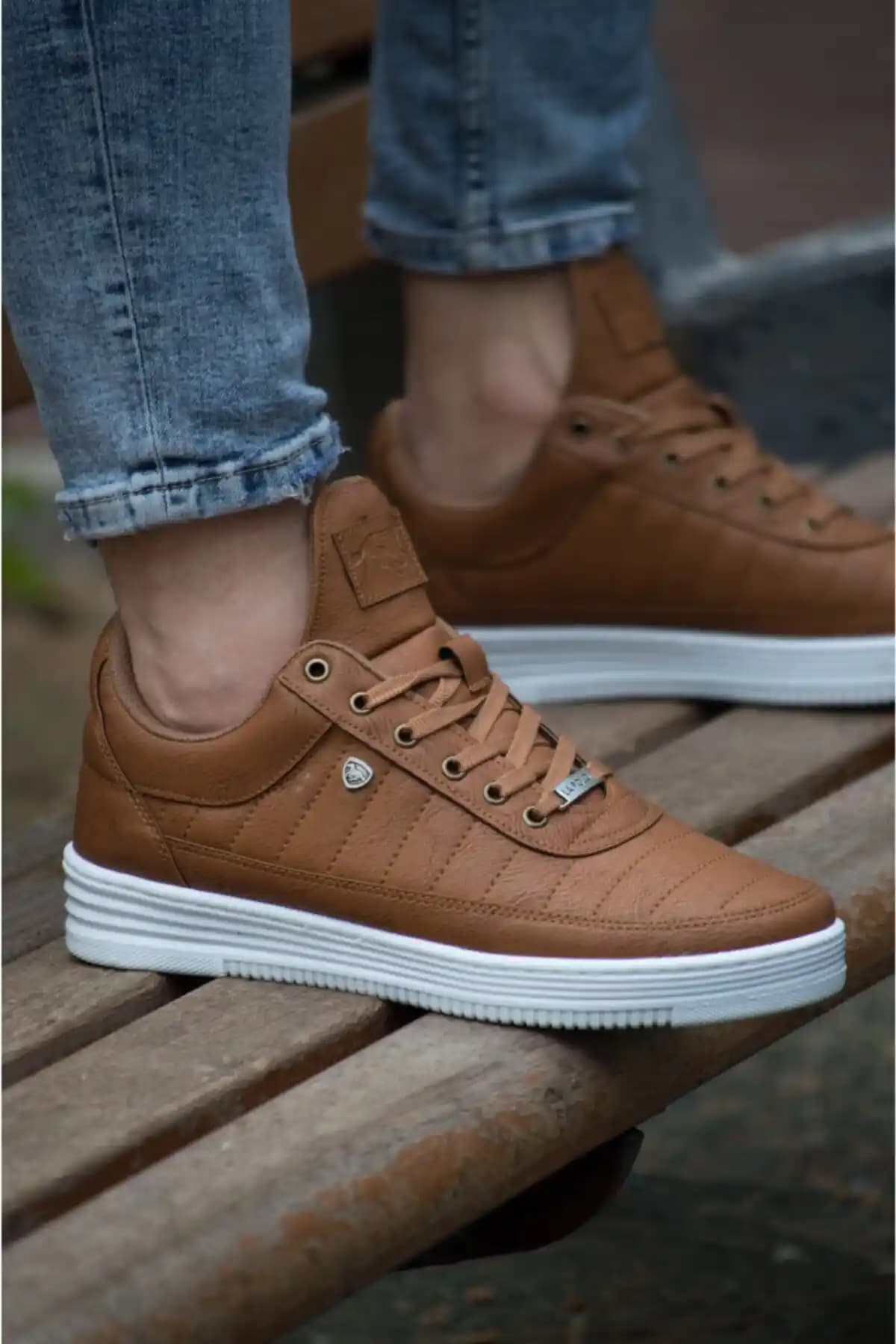 L.A Polo 07 Camel Dikişli Unisex Spor Ayakkabı: Şıklık ve Konforun Buluşması