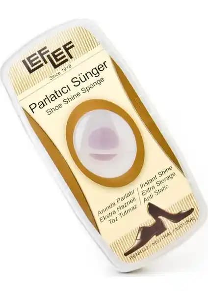 LefLef Nuri Leflef Parlatıcı Sünger Depolu 10 ml - Yüksek Performanslı Deri ve Ayakkabı Bakım Ürünü