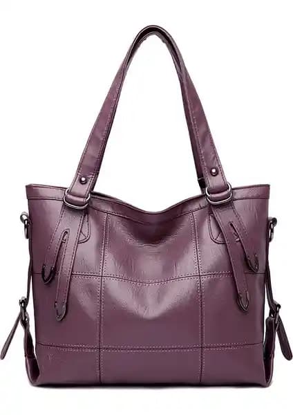 Lucky Store Kadın Büyük Kapasiteli Şık Çanta Günlük Kullanım İçin Uygun ve Modern Tasarım