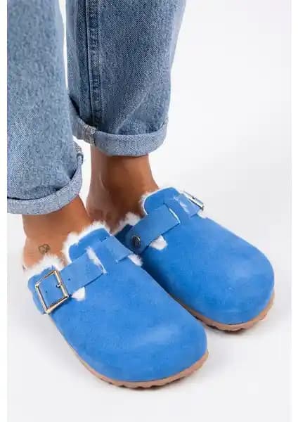 Manijero Zeta Kürklü Kadın Terlik Modern Tasarım ve Konfor Sunar