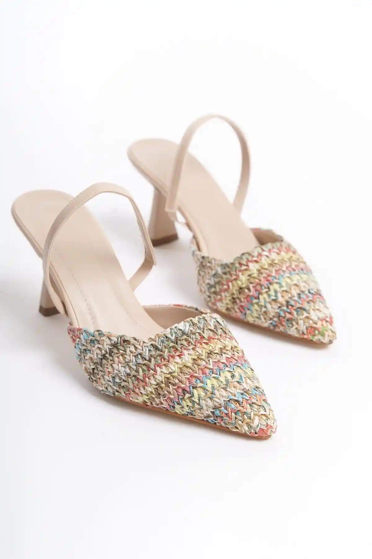 MARSEDO Femme Kadın Sivri Burun Topuklu Ayakkabılar Modern Tasarım ve Konfor Sunar