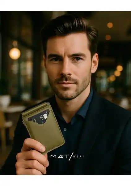 MAT DERİ Erkek Cüzdanı Şık ve Fonksiyonel Tasarım ile Günlük Kullanım İçin Uygun