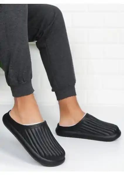 ModaFrato Flora Kapalı Içi Yünlü Ev Terliği: Sıcak ve Konforlu Tasarım