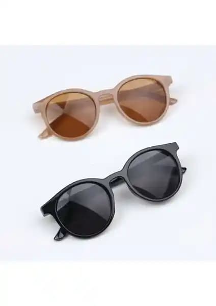 Modalucci Unisex İkili Güneş Gözlüğü Seti Renkli Çerçeve ve UV Koruma Özelliği ile