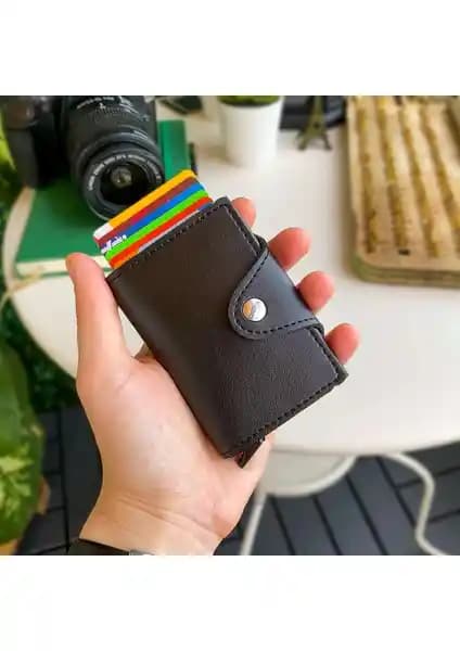 Modica Konk Erkek Deri Kartlık ve Cüzdan Kombinasyonu Şıklık ve Fonksiyonellik Sunar