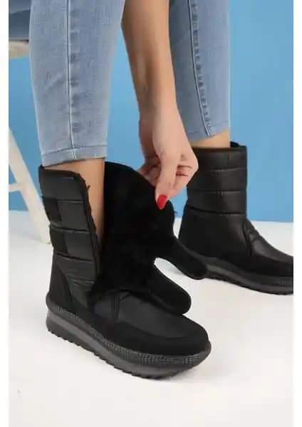 Muggo Felya Garantili Kadın Kürklü Çırtlı Bot: Şıklık ve Fonksiyonellik Bir Arada