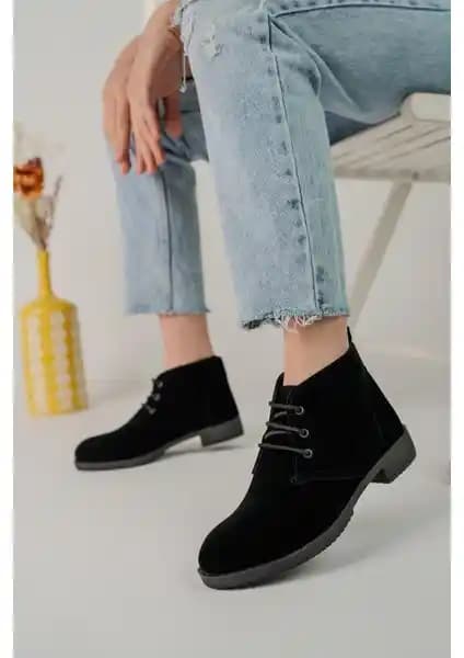 Muggo MİLA Garantili Bağcıklı Kadın Botu Şıklık ve Dayanıklılık Sunan Modern Tasarım