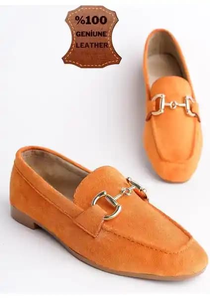 Muggo Mona Garantili Deri Kadın Loafer: Şık ve Rahat Günlük Ayakkabı Seçenekleri