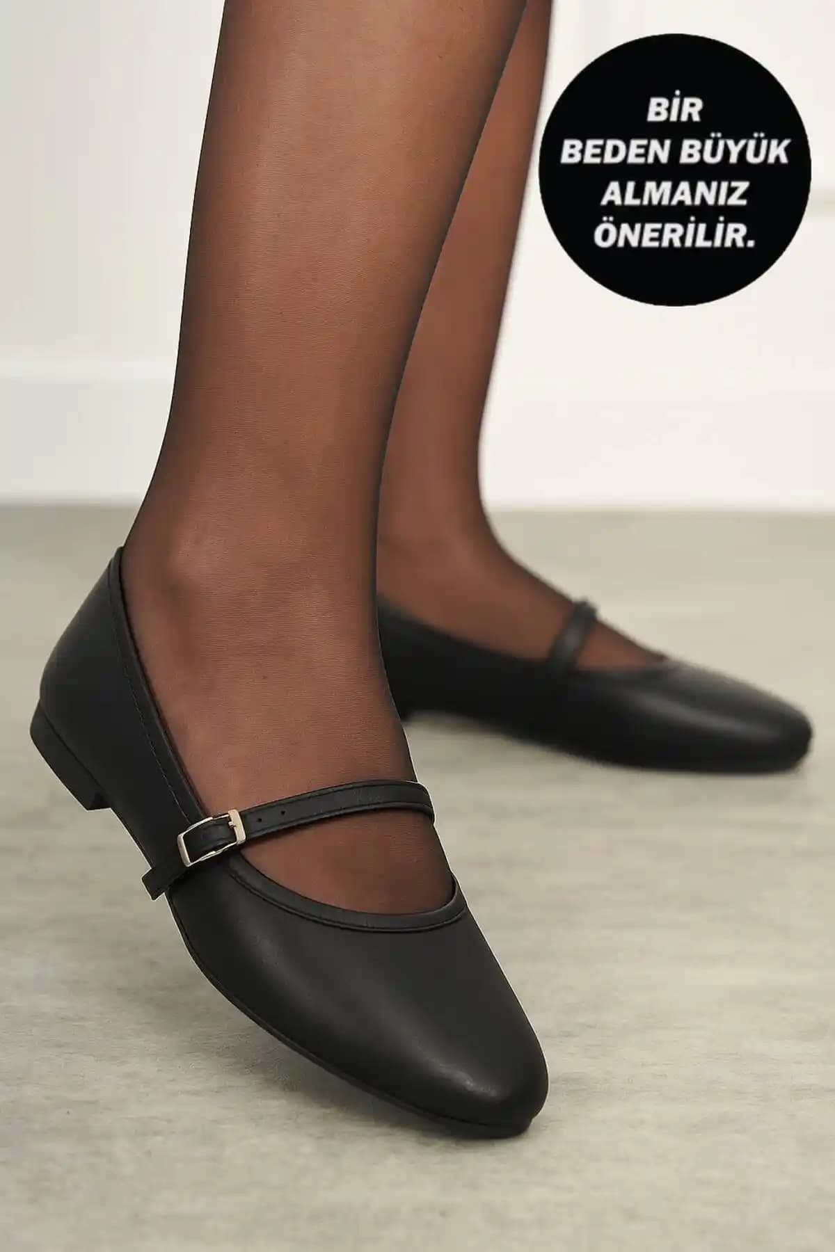 Nstil Günlük Siyah Kadın Babet: Şıklık ve Konfor Sunan Modern Tasarım