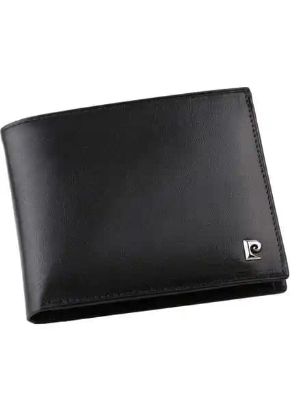 Pierre Cardin Siyah Logolu Erkek Cüzdanı Şık ve Fonksiyonel Tasarım Özellikleri