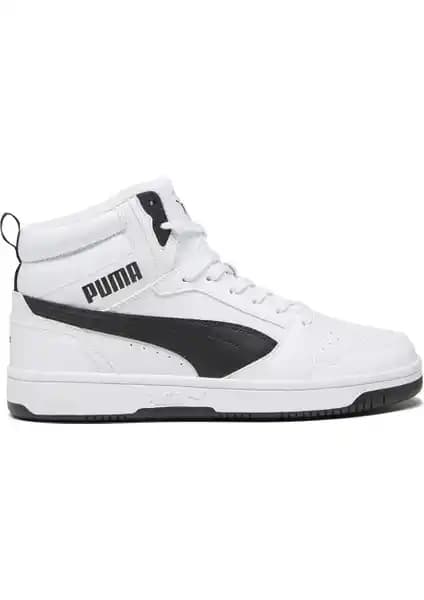 Puma 392326 02 Rebound V6 Erkek Basketbol Ayakkabısı Beyaz Siyah Tasarım ve Performans Özellikleri