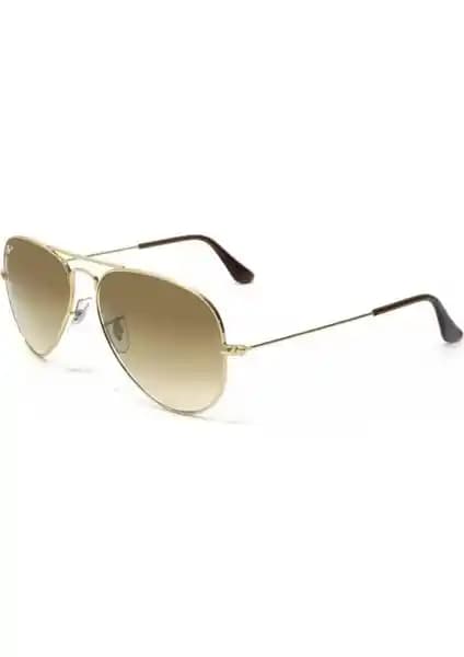 Ray-Ban RB 3025 001/51 62 Aviator Unisex Güneş Gözlüğü Şıklık ve Koruma Sunar