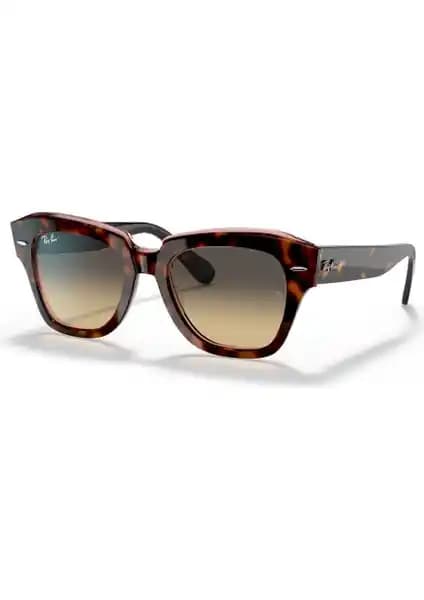 Ray-Ban RB2186 1324BG 49 Kadın Güneş Gözlüğü Şıklık ve Koruma Sunan Modern Tasarım
