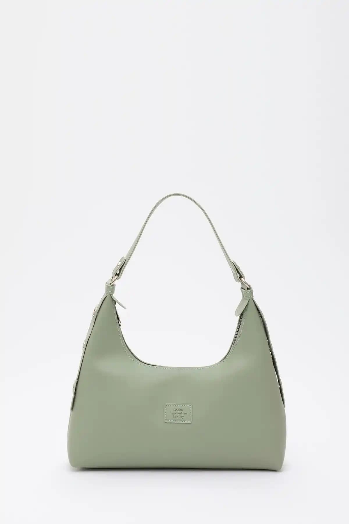 Shaka Mint Yeşil Suni Deri Kadın Çanta - Şık ve Pratik Mini El Çantası