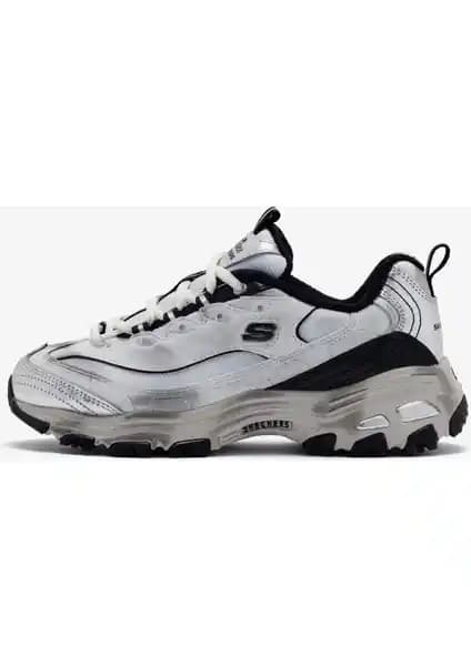 Skechers D'lites Vintage Vision Kadın Beyaz Spor Ayakkabı Şıklık ve Konfor Bir Arada