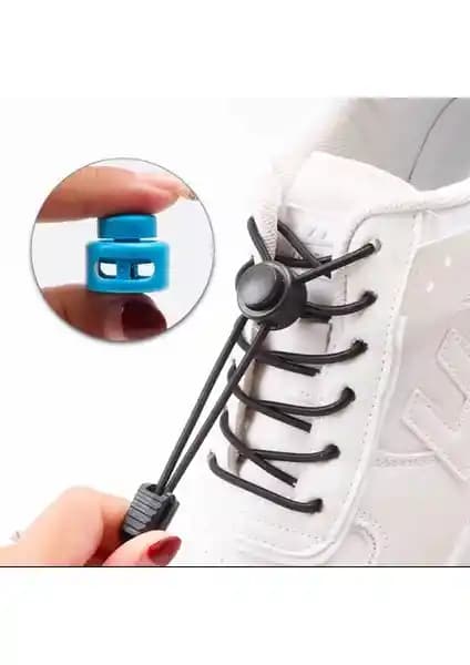 SRTfootcare Ply Kilitli Elastik Yuvarlak Ayakkabı Bağcığı: Pratik ve Kullanışlı Çözüm