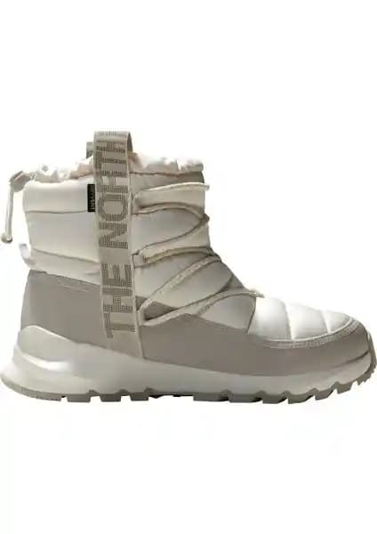 The North Face Kadın W Thermoball Lace Up WP Beyaz Outdoor Botu Günlük ve Doğa Aktiviteleri İçin