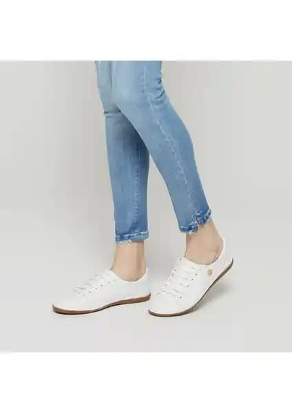 U.S. Polo Assn. Jojo Beyaz Kadın Deri Sneaker: Şıklık ve Rahatlığın Mükemmel Buluşması