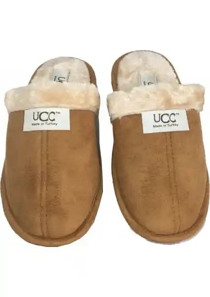 Ucc Kürklü Yünlü Kışlık Ev İçi Terliği Rahat ve Şık Tasarımıyla Sıcacık Tutuyor