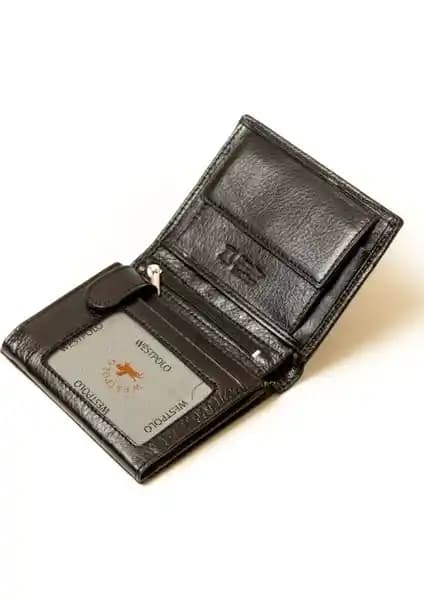 West Polo Erkek Deri Cüzdanı Şık ve Fonksiyonel Tasarım ile Günlük Kullanım İçin Uygun