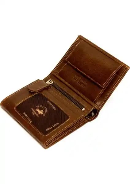 West Polo Erkek Deri Cüzdanı: Şıklık ve Fonksiyonellik Sunan El Yapımı Tasarım