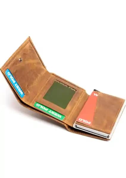 Westpolo Hakiki Deri Unisex Cüzdan ve Kartlık, Şık ve Dayanıklı Tasarım
