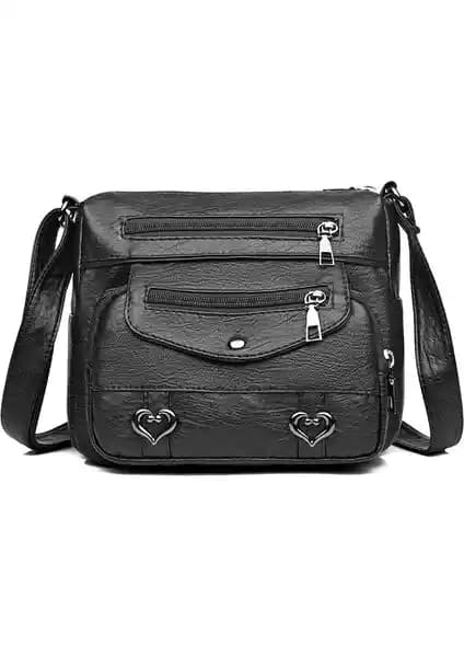 Xinglong Pu Yu Deri Omuz Çantası: Şık ve Pratik Günlük Kullanım İçin Tasarlanmış