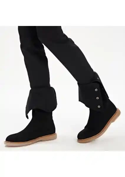 Yaya By Hotiç Siyah Kadın Çizme: Şıklık ve Konforu Bir Arada Sunan Modern Tasarım