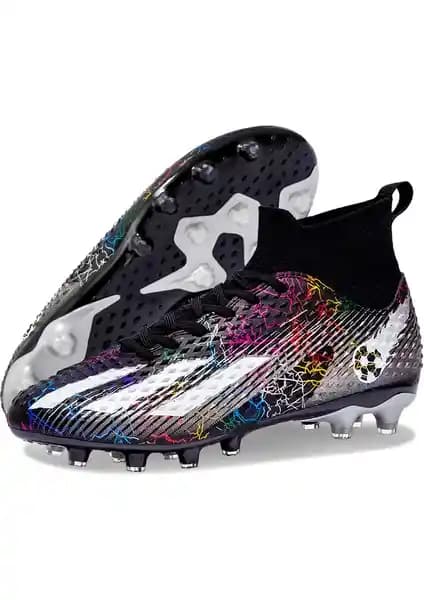 Yongtai Leipae Erkek Futbol Ayakkabısı Performans ve Dayanıklılık Sunan Siyah Tasarım