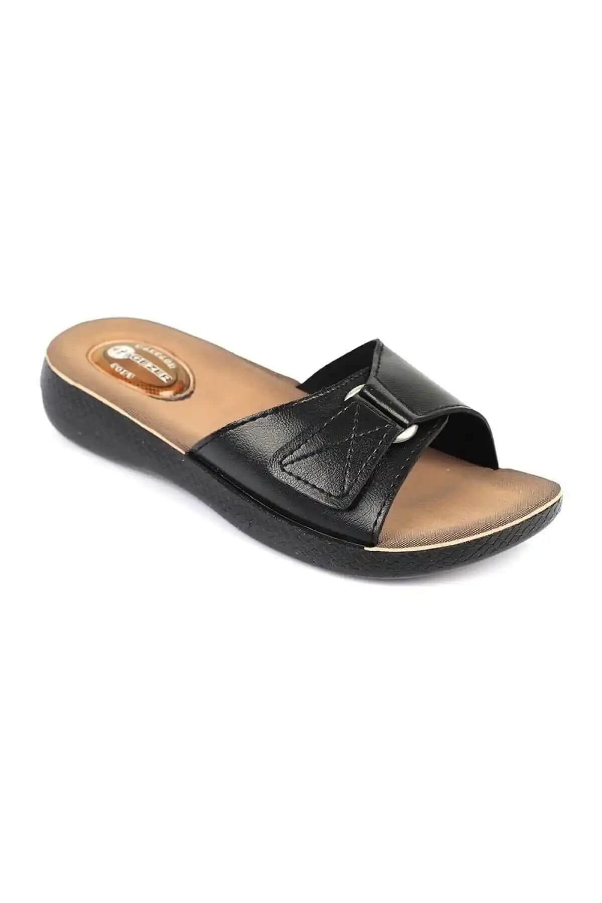 Gezer Kadın Siyah Cırtlı Jelli Ortapedik Günlük Terlik Özellikleri ve Kullanım Alanları